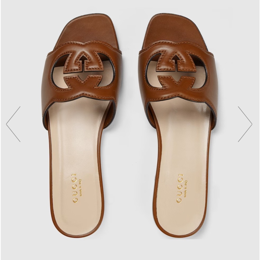 Gucci Interlocking Sandals. - image 2
